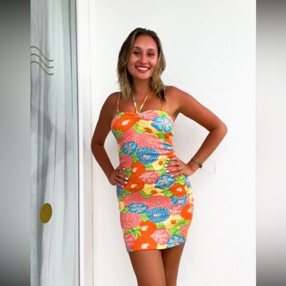 ZARA FLORAL DRESS - Picture 2 of 4